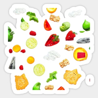 different fruits for your life Sticker